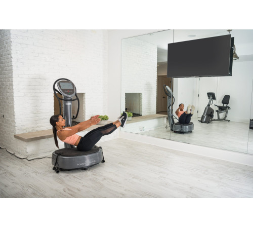 Масажер платформа Power Plate My7, чорно-сірий