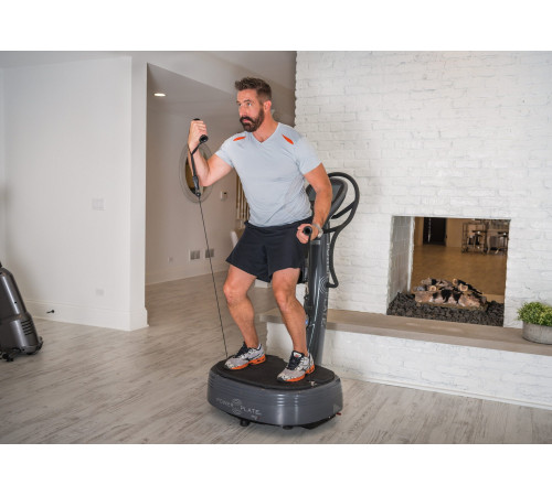 Масажер платформа Power Plate My7, чорно-сірий