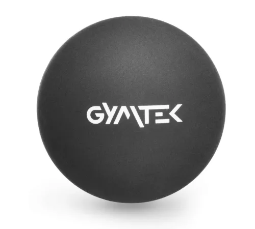 Масажний м'яч Gymtek 63 мм силіконовий чорний Масажний м'яч Gymtek 63 мм силіконовий чорний