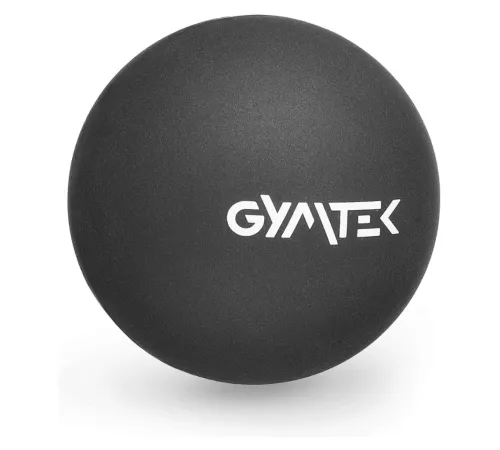 Масажний м'яч Gymtek 63 мм силіконовий чорний Масажний м'яч Gymtek 63 мм силіконовий чорний