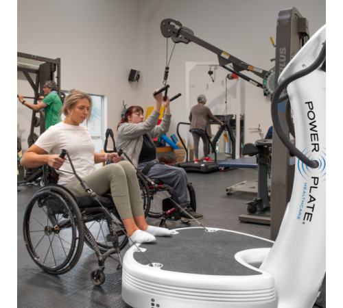 Масажер Power Plate Pro7, біло-чорний