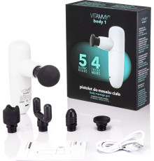 Самомасажний пістолет 5 головок VITAMMY BODY 1