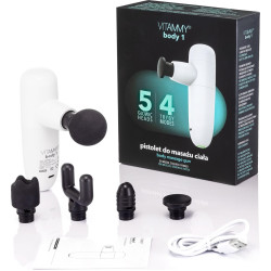 Самомасажний пістолет 5 головок VITAMMY BODY 1
