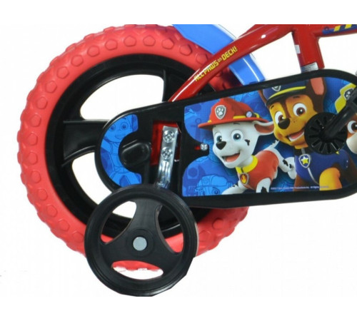 Rower Rowerek Psi Patrol dla Dzieci Dziecięcy z Kółkami Bocznymi DINO 12"