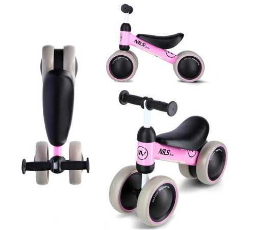 RB002 РОЖЕВИЙ БАЛАНСОВИЙ ВЕЛОСИПЕД NILS FUN RB002 РОЖЕВИЙ БАЛАНСОВИЙ ВЕЛОСИПЕД NILS FUN