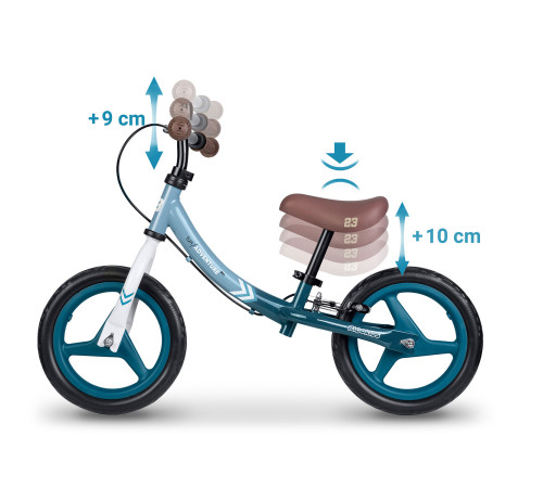 Біговел Ricokids Fun Adventure 12" біло-синій