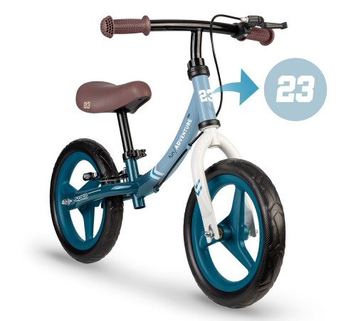 Біговел Ricokids Fun Adventure 12" біло-синій