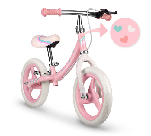 Біговел Ricokids Fun Adventure 12" рожевий