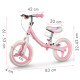 Біговел Ricokids Fun Adventure 12" рожевий