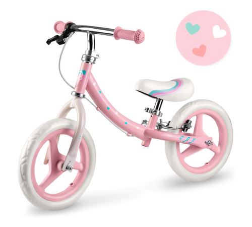 Біговел Ricokids Fun Adventure 12" рожевий