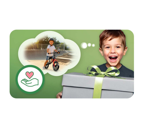 Біговел Ricokids Fun Adventure 12" чорно-червоний