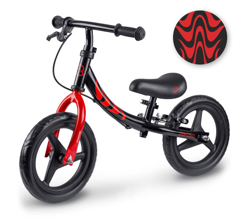Біговел Ricokids Fun Adventure 12" чорно-червоний
