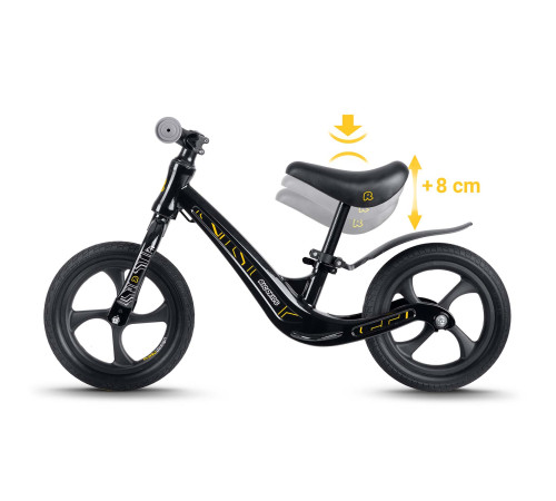 Біговел Ricokids FUNNU 12" чорний