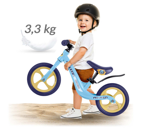 Біговел Ricokids FUNNU 12" блакитно-фіолетовий