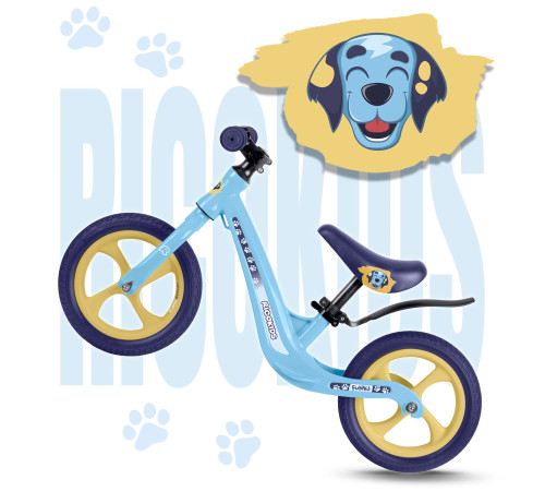 Біговел Ricokids FUNNU 12" блакитно-фіолетовий
