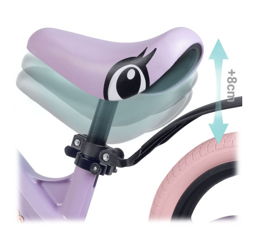 Біговел Ricokids FUNNU 12" бузково-блакитний