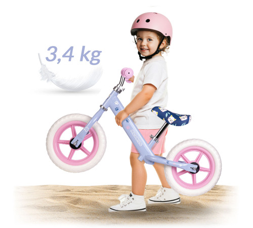 Біговел Ricokids RK-607 12" бузковий