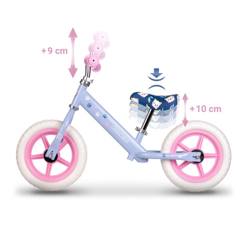 Біговел Ricokids RK-607 12" бузковий