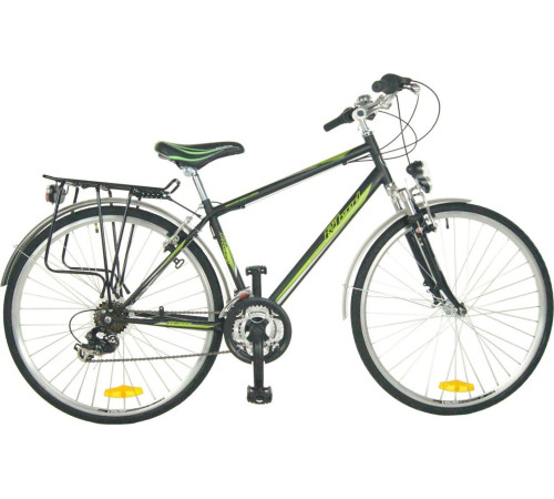 Велосипед GINESSO Bikeland RLand 68532, чоловічий чорно-зелений Велосипед GINESSO Bikeland RLand 68532, чоловічий чорно-зелений