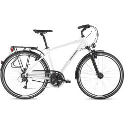 Велосипед Kross Trans 4.0 28 M 19  перламутровий / чорний 