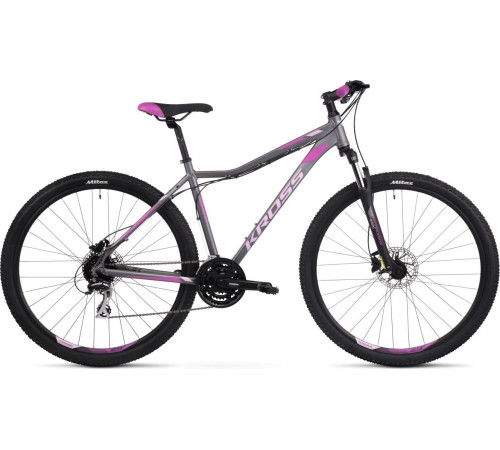 Велосипед KROSS LEA 5.0 29 S 17 графітовий/фіолетовий Велосипед KROSS LEA 5.0 29 S 17 графітовий/фіолетовий