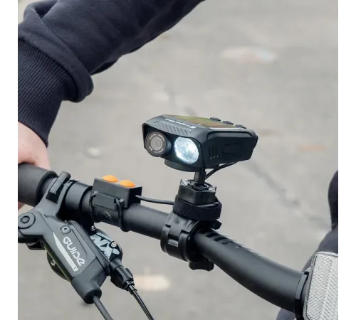 Велокамера 3в1 4K, ліхтарик, клаксон inSPORTline ActionCam Pro Велокамера 3в1 4K, ліхтарик, клаксон inSPORTline ActionCam Pro