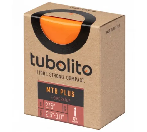 Велосипедна камера TUBOLITO MTB Plus 27.5 x 2.5-3.0 SV 42 мм Велосипедна камера TUBOLITO MTB Plus 27.5 x 2.5-3.0 SV 42 мм