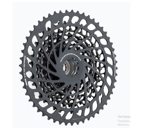Велосипедна касета 12 зірок SRAM AM CS XG 1275 EAGLE 10-52T - чорна Велосипедна касета 12 зірок SRAM AM CS XG 1275 EAGLE 10-52T - чорна