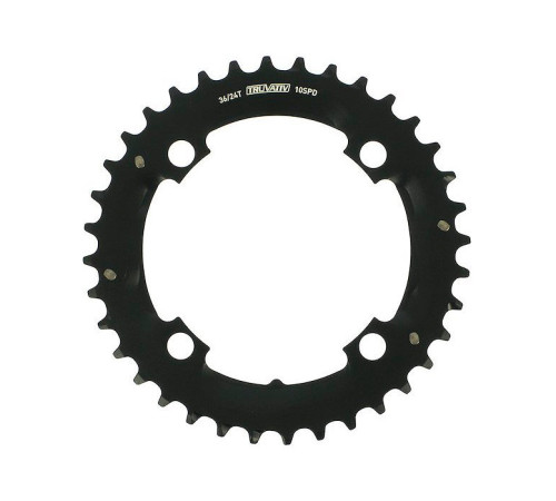Зірка шатунів Truvativ MTB S1 36T 104мм N-PIN алюміній чорний (11.6215.188.410) Зірка шатунів Truvativ MTB S1 36T 104мм N-PIN алюміній чорний (11.6215.188.410)
