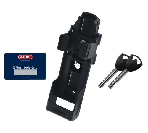 Велозамок ABUS X-PLUS 6000KA/90 BK + кріплення SH Велозамок ABUS X-PLUS 6000KA/90 BK + кріплення SH