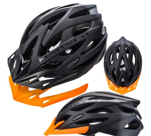 Шолом Meteor Marven 2, L 58-61 см, чорно-сірий