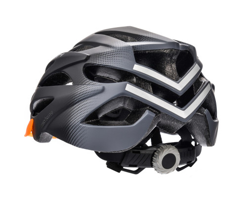 Шолом Meteor Marven 2, L 58-61 см, чорно-сірий