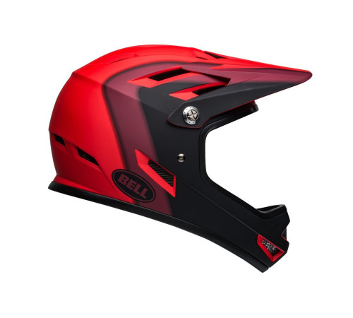 Шолом BELL Sanction full face S(52-54cm) червоно-чорно матовий Шолом BELL Sanction full face S(52-54cm) червоно-чорно матовий