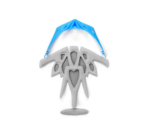 Шолом METEOR MARVEN M 55-58см сіро-синій