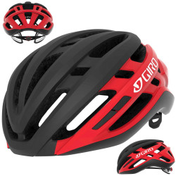 Шолом Szosowy GIRO AGILIS L 55-63cm чорно-червоно матовий