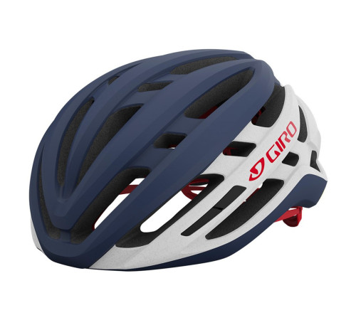 Шолом Szosowy GIRO AGILIS INTEGRATED Mips M 55-59cm синьо-червоний-білий матовий 