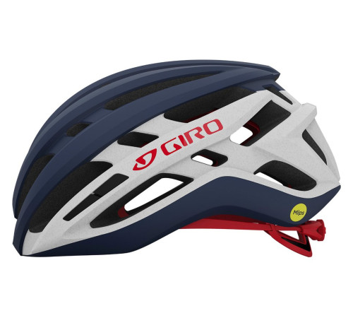 Шолом Szosowy GIRO AGILIS INTEGRATED Mips M 55-59cm синьо-червоний-білий матовий 