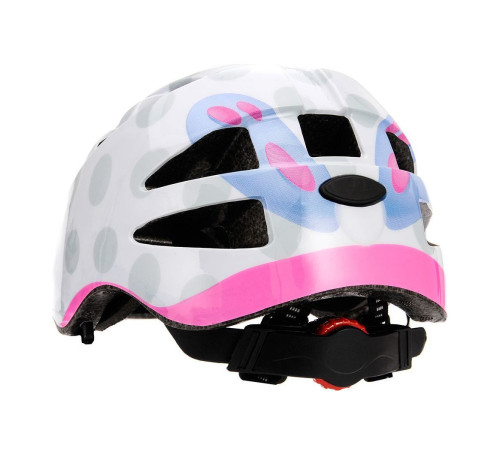 Дитячий велосипедний шолом METEOR MA-2 S 48-52cm біло-сірий з кроликом