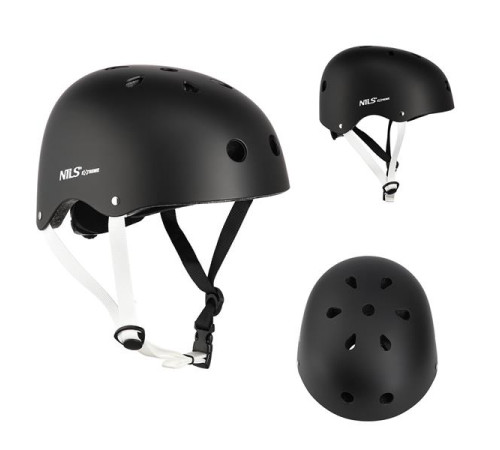 Дитячий шолом NILS EXTREME MTW001 розмір XS 48-52 см, чорний