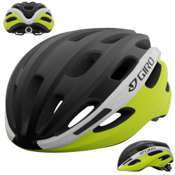 Шолом Szosowy GIRO ISODE INTEGRATED Mips 54-61cm чорно-білий-жовтий матовий