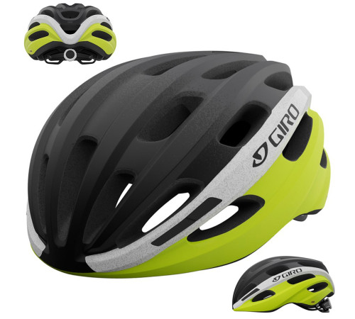 Шолом Szosowy GIRO ISODE INTEGRATED Mips 54-61cm чорно-білий-жовтий матовий Шолом Szosowy GIRO ISODE INTEGRATED Mips 54-61cm чорно-білий-жовтий матовий