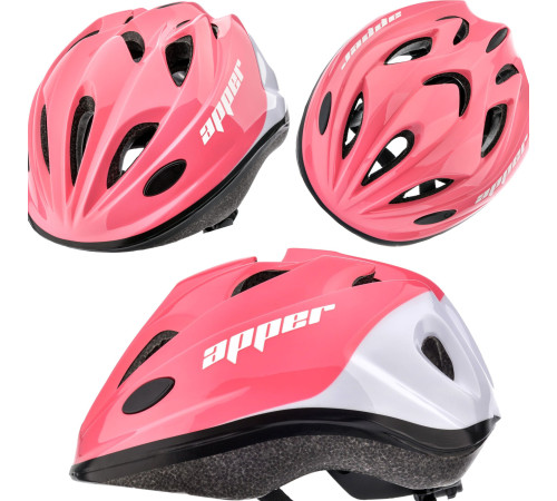 Дитячий шолом Meteor KS07 M 52-56 см Apper кораловий