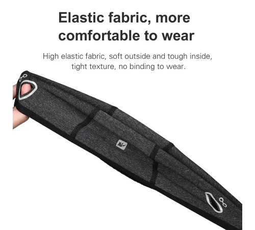 Підшоломник флісовий жіночий Rhinowalk TK21002, чорний