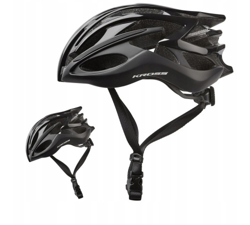 Дорожній шолом KROSS PELETON PRO L 58-61см чорний