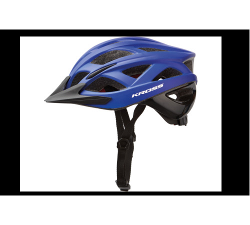 Шолом KROSS VINCITORE MTB L 58-61см чорно-синій Шолом KROSS VINCITORE MTB L 58-61см чорно-синій