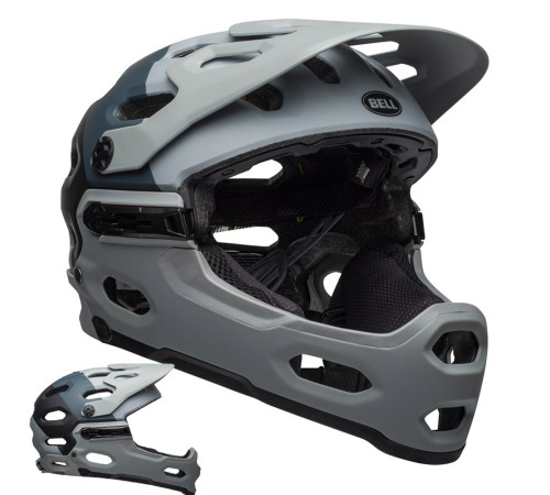 Шолом BELL SUPER 3R MIPS full face M(55-58cm) чорний матовий Шолом BELL SUPER 3R MIPS full face M(55-58cm) чорний матовий