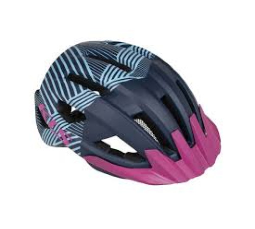 Шолом KELLYS DAZE MTB z daszkiem M/L 55-58cm чорно-синьо-рожевий 
