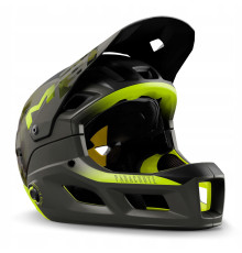 Шолом MET PARACHUTE MCR MIPS full face розмір M 56-58 см, чорно-зелений