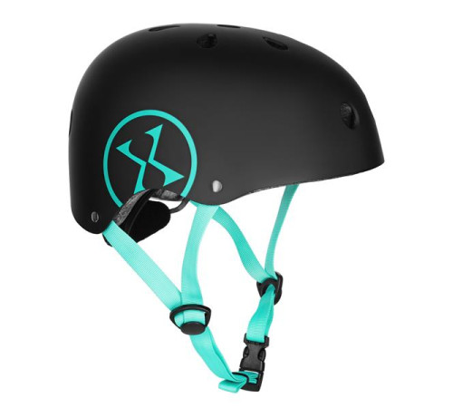 Дитячий шолом NILS EXTREME MTW001 розмір XS 48-52 см, чорно-блакитний