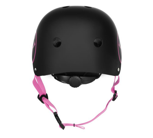 Дитячий шолом NILS EXTREME MTW001 розмір L 58-61 см, чорно-рожевий